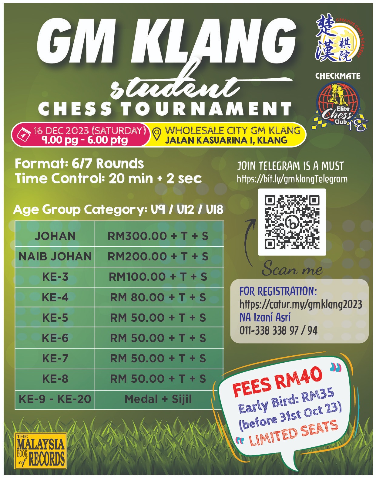 47th Selangor Open Chess Tournament 2023